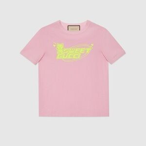 Gucci Printed cotton jersey T-shirt